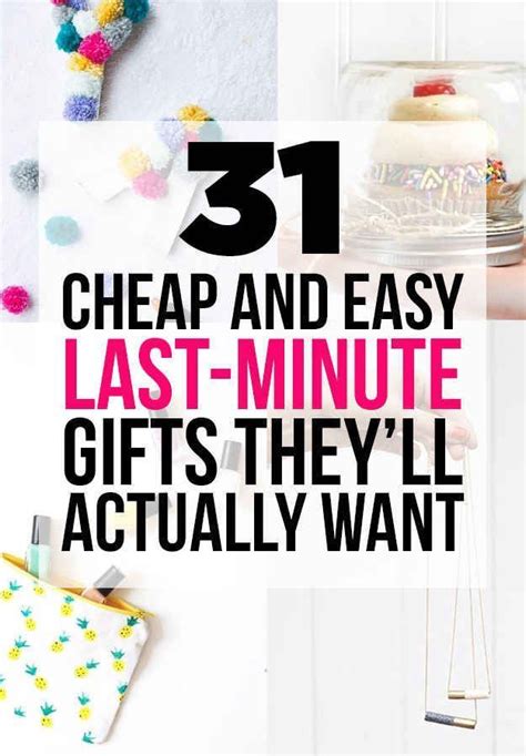 These thoughtful gifts for grandmas are bound to make her day. 31 Cheap And Easy Last-Minute DIY Gifts They'll Actually ...