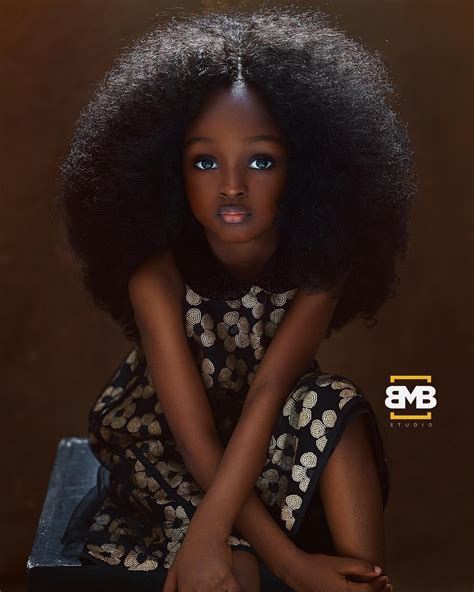 Menina De 5 Anos Da Nigéria é Considerada A Garota Mais Bonita Do Mundo