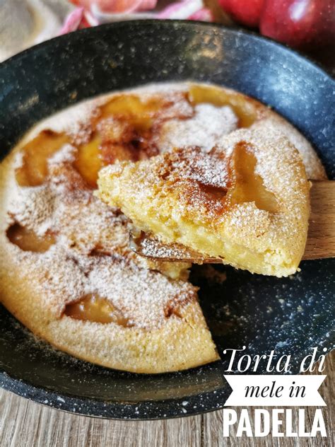 TORTA ALLE MELE COTTA IN PADELLA, velocissima