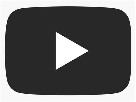 Youtube Logo Png Black Transparent Background Black Youtube Icon Png