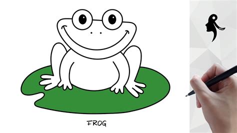 How To Draw A Frog In Easy Steps Youtube