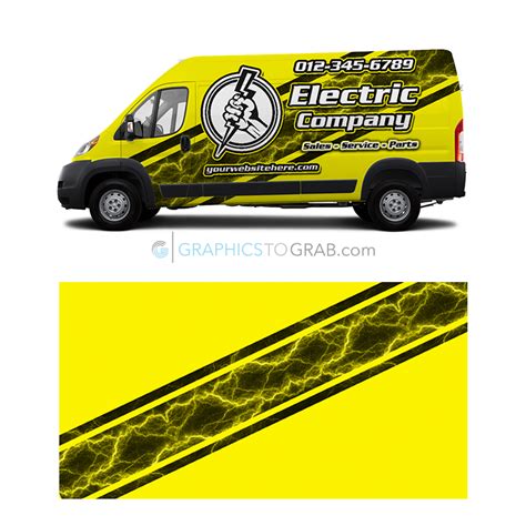 Electrician Van Wrap Design
