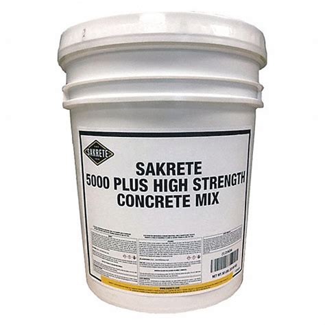 Sakrete High Strength Concrete Mix 038 Cu Ft Coverage Pail Container
