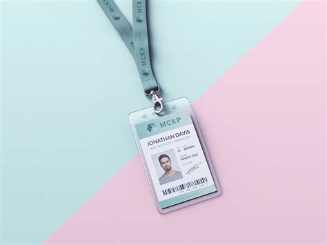 Lanyard ID Card Holder MockUp On Behance