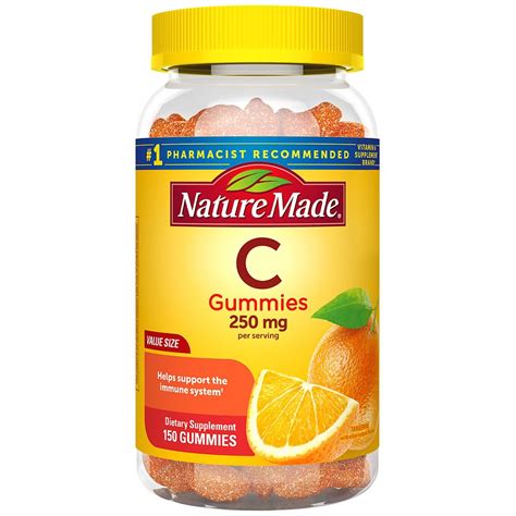 Nature Made Vitamin C Adult Gummies Orange Walgreens