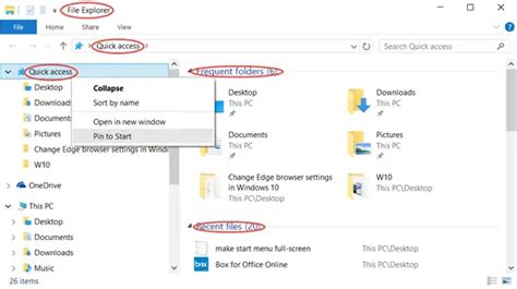 Open File Explorer To This Pc Instead Of Quick Access In Windows