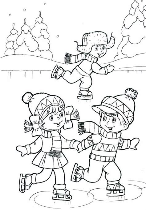 Ice Skating Coloring Pages Irisqihutchinson
