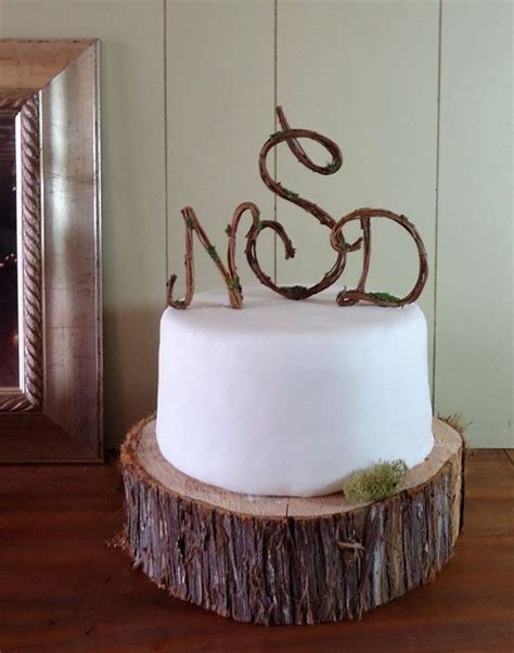 Rustic Cake Topper Wedding Ideas Pinterest