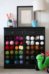 Yarn Storage Shelf Photos