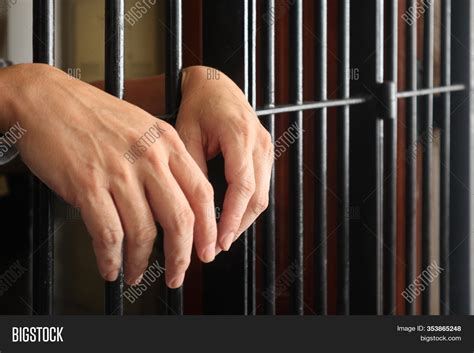Prisoner Behind Bars Image And Photo Free Trial Bigstock