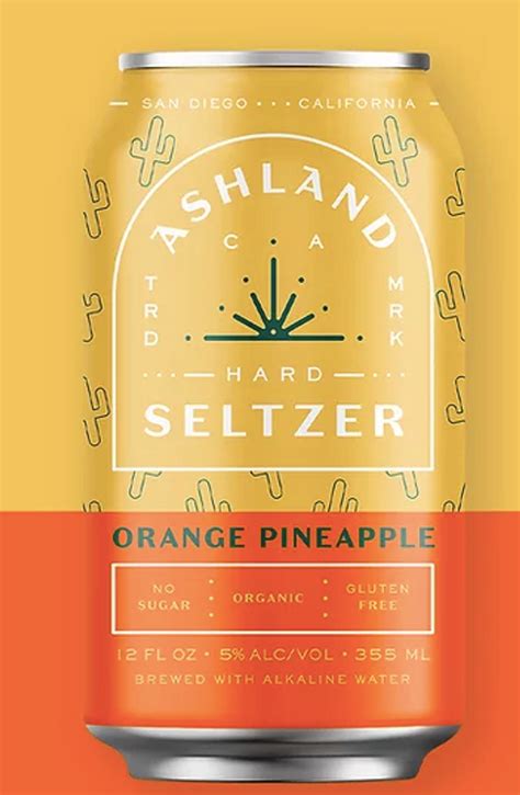 Mango Strawberry Ashland Hard Seltzer