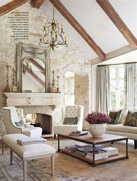 Transitional French Provincial Interior Living Room