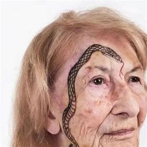 Face Head Tattoo Portraits On Instagram Grandma Is That You Follow Facetattooworld