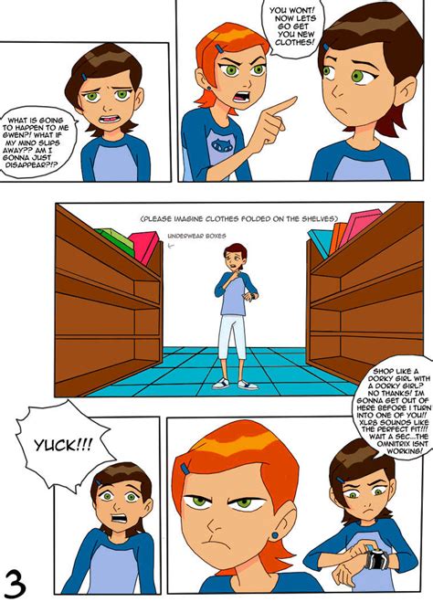 Ben Turned Into Gwen Page 3 Full Color By Isabellepixxx On Deviantart