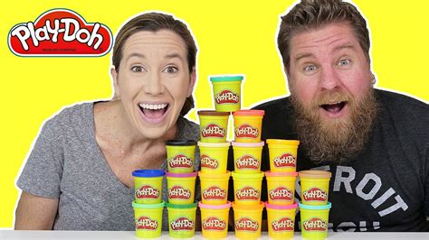 Play Doh Challenge And New Set Unboxing Youtube
