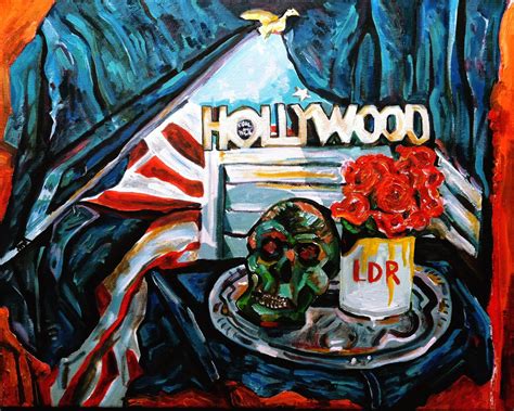 By A Window Still Life Hollywood ‘cool World Clock American Flag