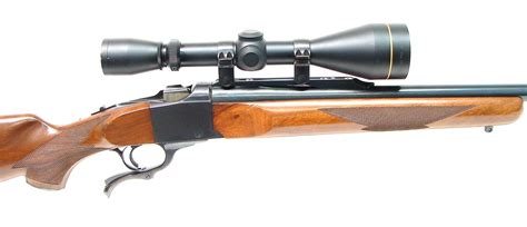 Ruger No 1 22 250 Caliber Rifle Single Shot Sporter With Leupold 3 X