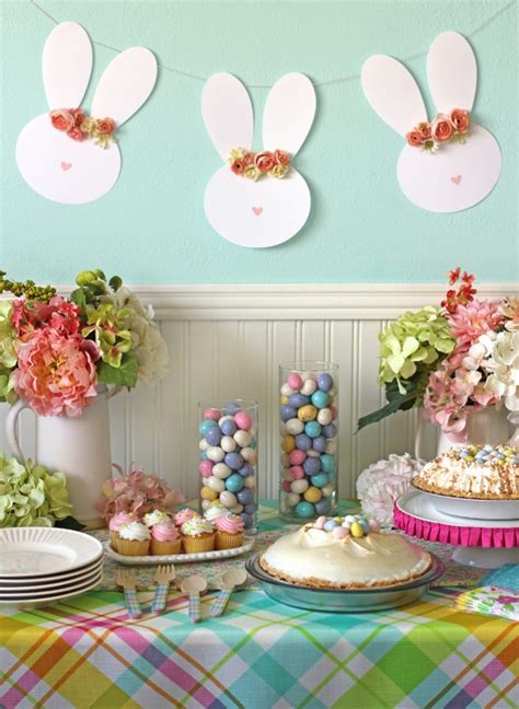 ✓ free for commercial use ✓ high quality images. Easy Easter Table Decor and a Floral Crown Easter Bunny ...