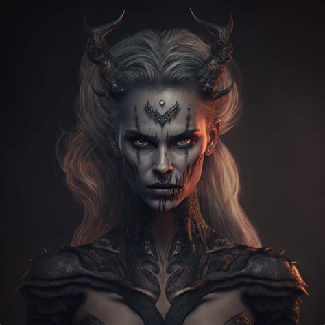 Female Demon 2 By Obsidianplanet On Deviantart