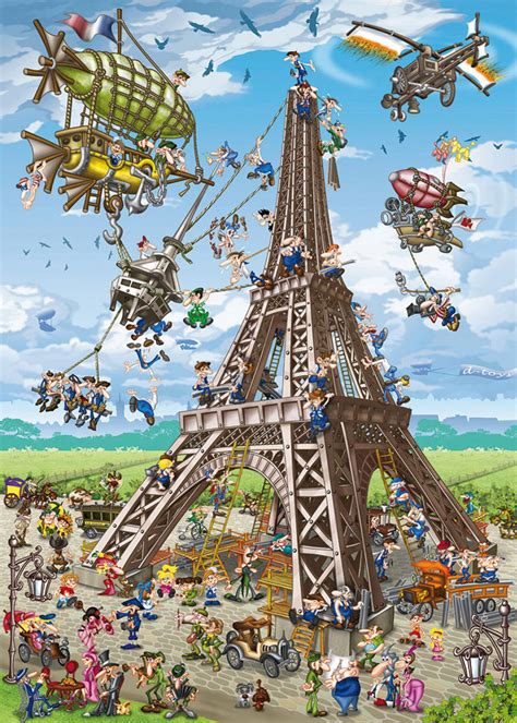 Building The Eiffel Tower Jigsaw Puzzle