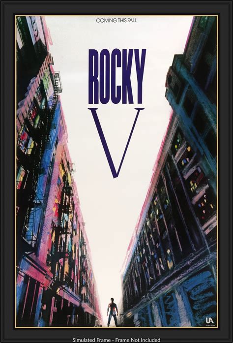 Rocky V 1990 Original One Sheet Movie Poster Original Film Art