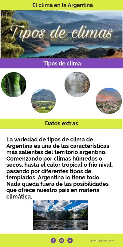 Tipos De Clima En La Argentina