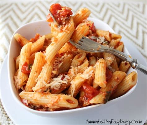 Easy Penne Arrabiata Yummy Healthy Easy