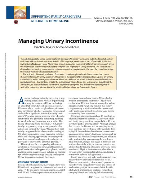 Pdf Managing Urinary Incontinence Dokumen Tips