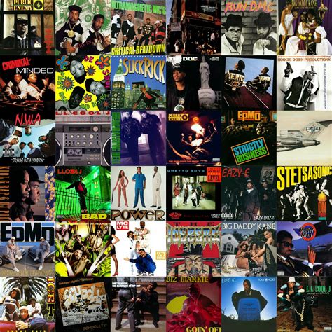 Hip Hop Golden Age 8os Album Covers Hip Hop Albums Hip Hop Big