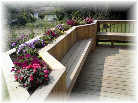 Designadeck Deck Planters Decks Backyard Deck Garden