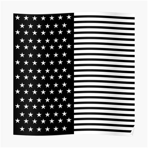 Usa Black Flag Poster For Sale By Jumpercat Redbubble