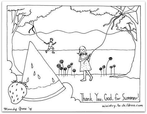 Swimming, camping, picnics, ice cream, going to the beach. 12 Summer Coloring Pages Easy Printable PDF 100% Free