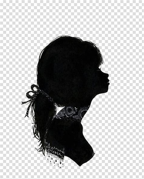 Black Silhouette Drawing Girl Belajar Dari Buaian Sampai Liang Lahat