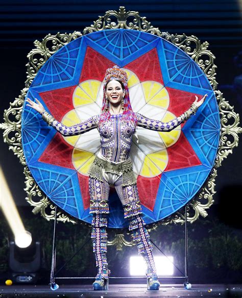 Advocate, singer and creative in pursuit of a dream. Catriona Gray shines in Miss U costume parade | Tempo ...