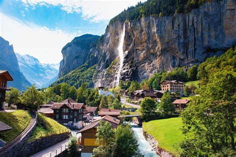 Lauterbrunnen Valley Switzerland Stock Photo Download Image Now