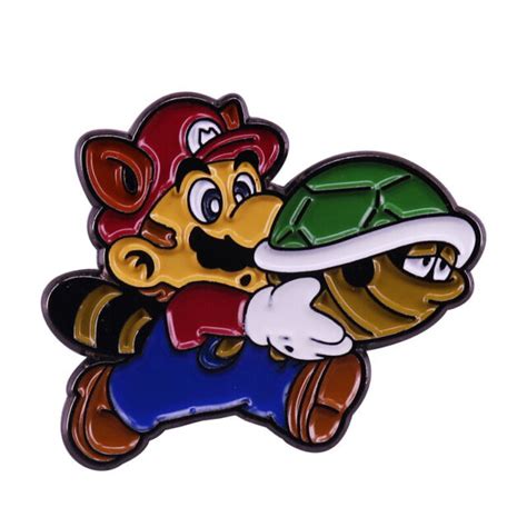 Super Mario Bros Enamel Pin Badge Metal Brooch Chest Lapel Pin Cosplay