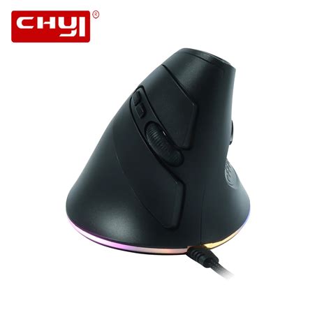 Ergonomic Vertical Mouse Rgb Wired Computer Gaming Mice With Led Light