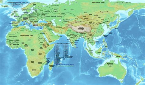 World History Map Continents