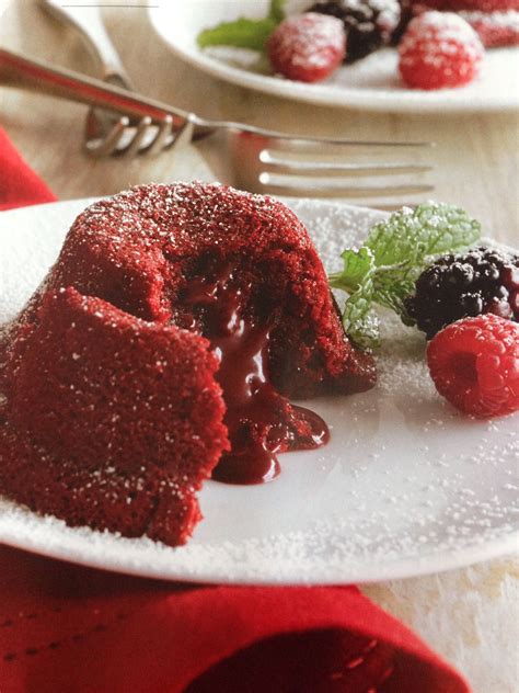 So instead, i call it berry red velvet cake! red velvet cake with molten berry center ... | Just ...