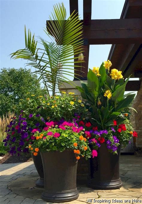They can both be shaped and made to fit your design. design ideas for large container gardening # ...