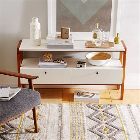 Finding the right media console isn't always easy, especially when you need it to accommodate a large screen. Modern Media Console (122 cm) | west elm UK
