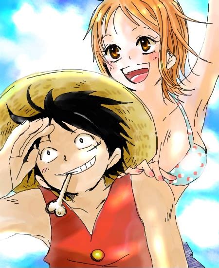 Manga Luffy And Nami Luffyxnami Photo Fanpop
