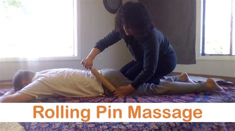 Rolling Pin Massage On Feet Legs Back No Talking Youtube