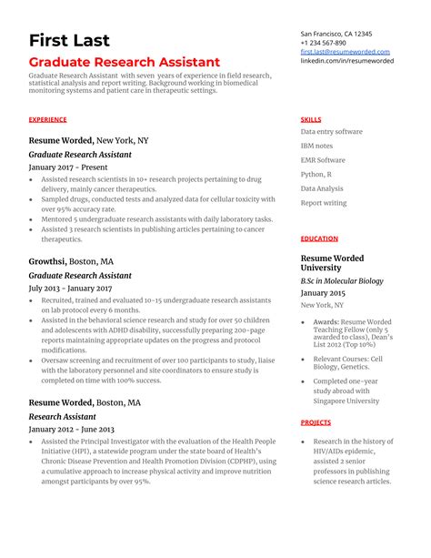 Graduate Research Assistant - tacitceiyrs