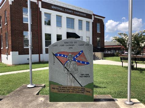 Marshall County To Spend 3000 To Protect Confederate Monument Flag