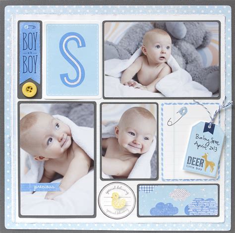 Cutest Little Boy A Great Layout Using Our Special Delivery Collection