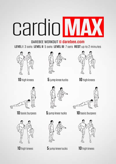 Darebee Workouts Cardio Workout At Home Cardio At Home Cardio Workout