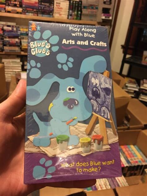 Blues Clues Arts And Crafts Vhs 1998 Nick Jr Nickelodeon Steve Orange