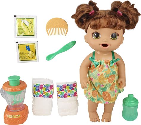 Amazon com Baby Alive Mezclador mágico bebé muñeca tropical con