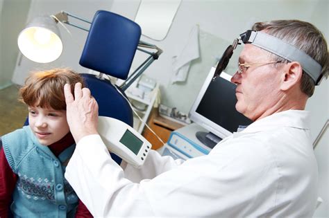Step into your own doctor who adventure. Medical otitus examination of child doctor - IDEAL